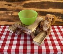 Load image into Gallery viewer, Classic Squirrel Picnic Table Gift Bundle! (Classic Squirrel Picnic Table + Squirrel Snack Sack + Greeting Card) - - (TREE/POST INSTALLATION)